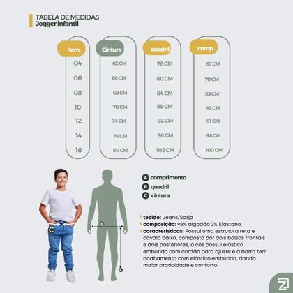 Imagem de Calça Jogger Infantil Juvenil Menino