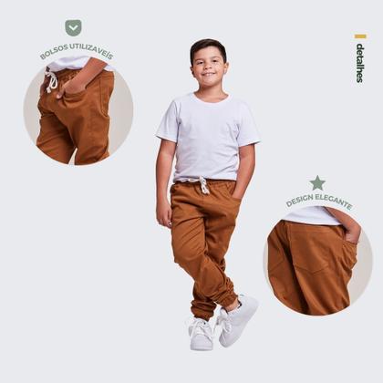 Imagem de Calça Jogger Infantil Juvenil Menino