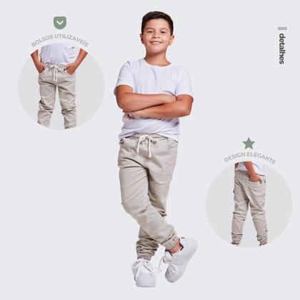Imagem de Calça Jogger Infantil Juvenil Menino