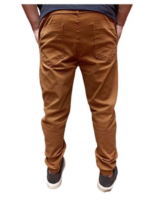 Imagem de Calça jogger Masculina jeans e sarja calça com elastano ajuste com cordão na cintura