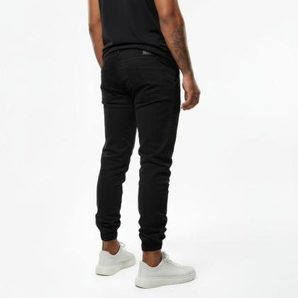 Imagem de Calça Jogger Masculina Jeans ou Sarja Slim Fit Confortável