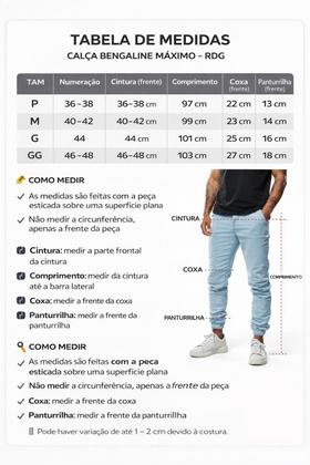 Imagem de Calça Jogger Masculina Jeans ou Sarja Slim Fit Confortável