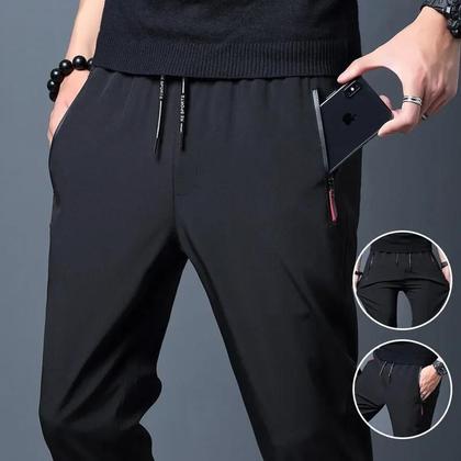 Imagem de Calça Jogger Masculina Plus Size - Cintura Elástica, Modelagem Slim Fit