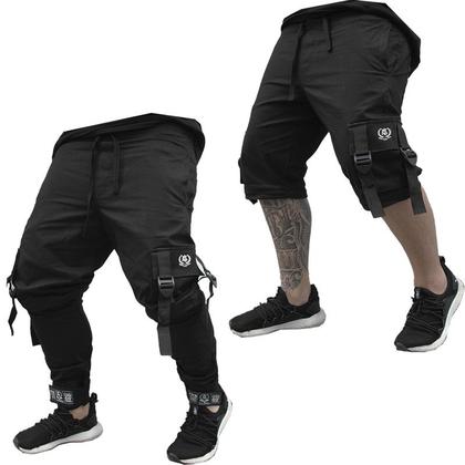Calças Jogger Cargo Masculinas JMIERR - Casuais De Algodão Elástico Para Desporto E Dia A Dia