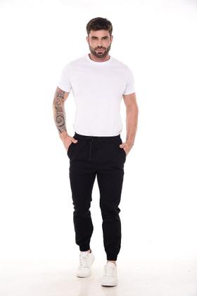 Imagem de Calça Jogger Masculina Skinny Elastico Sarja