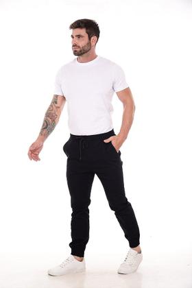 Imagem de Calça Jogger Masculina Skinny Elastico Sarja