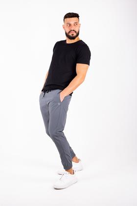Imagem de Calça Jogger Masculina Skinny Tecido Poliamida com Elástico na Barra  
