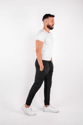 Imagem de Calça Jogger Masculina Skinny Tecido Poliamida com Elástico na Barra  