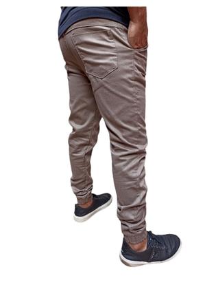 Imagem de Calça jogger masculino marrom caramelo com elastano a pronta entrega compre ja