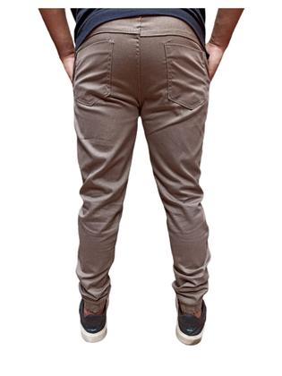 Imagem de Calça jogger masculino marrom caramelo com elastano a pronta entrega compre ja