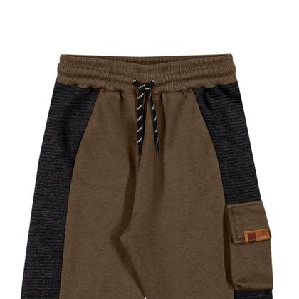 Imagem de Calça Jogging de Moletom Menino Inverno Infantil Glinny Ref. 31384