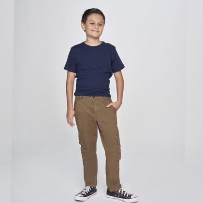 Imagem de Calça Juvenil Menino Cargo Sarja 0018563 Max Denim