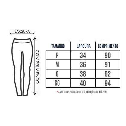 Imagem de Calça LEG Legging COM BOLSOS Cintura Alta Fitness Treino Casual Corrida Academia Cores 656