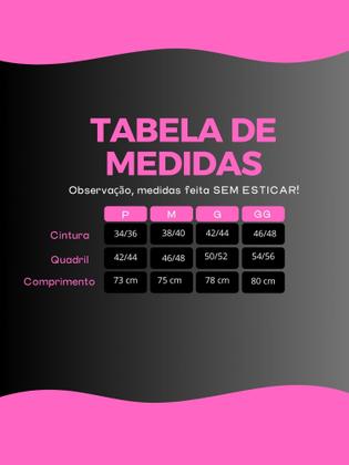 Imagem de Calça Legging Cintura Alta Feminina Academia 3D Poliamida Fitness Modeladora Pilates Ioga