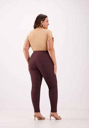 Imagem de Calça Legging Com Bolsos Plus Size Em Malha Lunender 00690