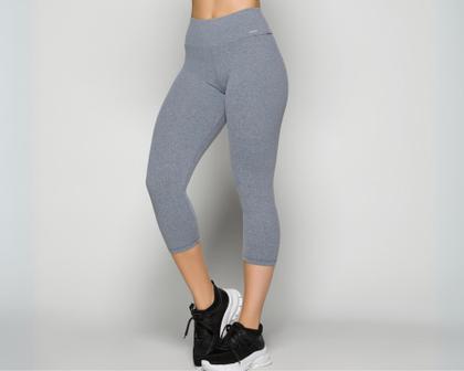 Imagem de Calça legging curta capri-corsário sport fitness-qualidade