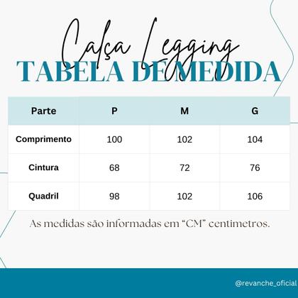 Imagem de Calça Legging De Pezinho Feminina Revanche Dahra