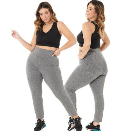 Imagem de Calça Legging Gabriela Lisa Plus Size 1133 Várias Cores
