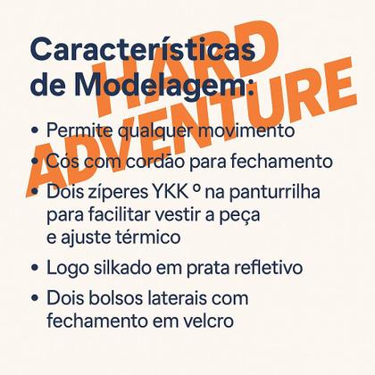 Imagem de Calça Legging Hard Black Trail Montain Feminina Preta