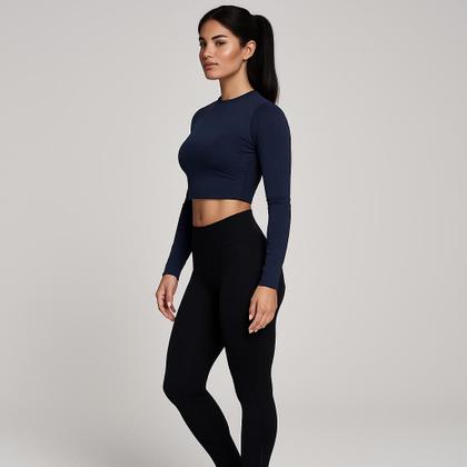 Imagem de Calça Legging Hard Black Trail Montain Feminina Preta