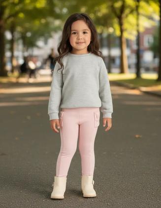 Imagem de Calça Legging Infantil Menina em Molecotton Infanti