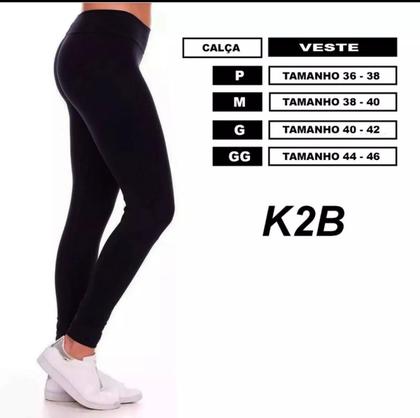 Imagem de Calça Legging K2B - Academia Zero Transparencia - Fidelma