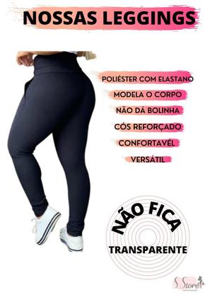 Imagem de Calça Legging Montaria Em Poliamida Cintura Alta Com Bolsos