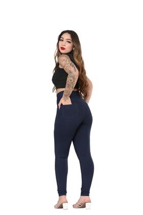 Imagem de Calça Legging Montaria em Poliamida com Bolsos