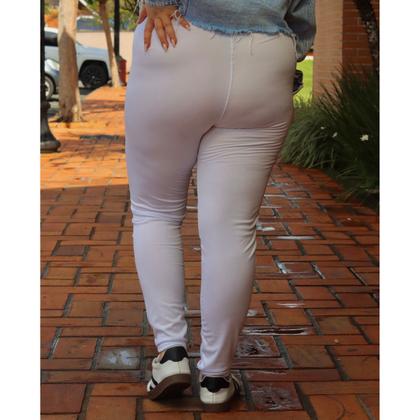 Imagem de Calça Legging Peluciada Básica Cor Lisa Suplex Conforte Leve e Quentinha Moda Outono Inverno Plus Size 3076.C1
