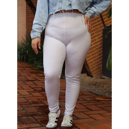 Imagem de Calça Legging Peluciada Básica Cor Lisa Suplex Conforte Leve e Quentinha Moda Outono Inverno Plus Size 3076.C1