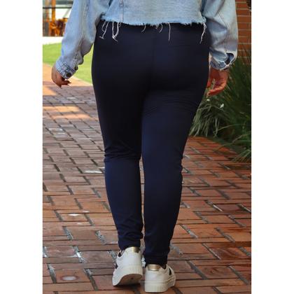 Imagem de Calça Legging Peluciada Básica Cor Lisa Suplex Conforte Leve e Quentinha Moda Outono Inverno Plus Size 3076.C1