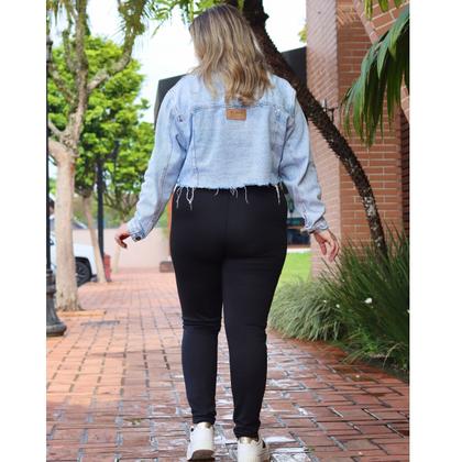 Imagem de Calça Legging Peluciada Básica Cor Lisa Suplex Conforte Leve e Quentinha Moda Outono Inverno Plus Size 3076.C1