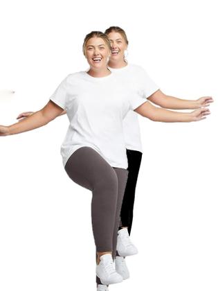 Imagem de Calça Legging Plus Size Academia Suplex Costura Reforçada
