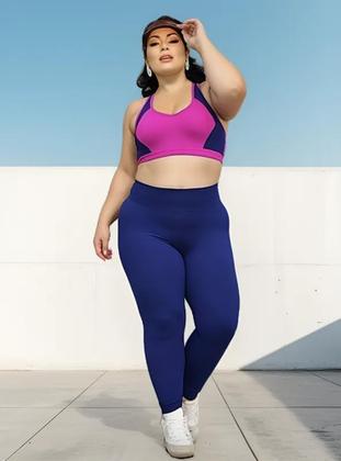 Imagem de Calça Legging Plus Size cintura alta cos largo GG - G1 G2 - G3