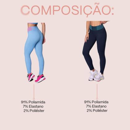 Imagem de Calça Legging Selene Fitness Academia Sem Costura