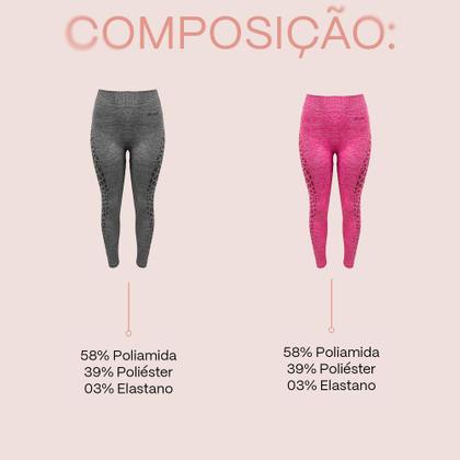 Imagem de Calça Legging Sem Costura Fitness Feminina Trifil Esportiva