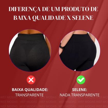 Imagem de Calça Legging sem Costura Selene Fitness Academia Pilates