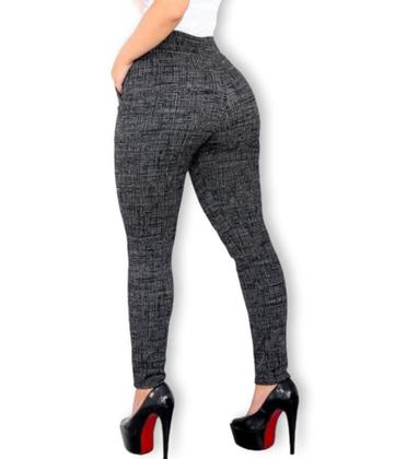 Imagem de Calça Legging Social Malha Linho Premium Modelo Alfaiataria