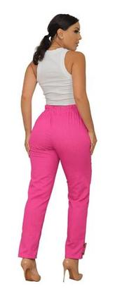 Imagem de Calça Linho Alfaiataria Jogger Cochard Social Laço Sinto Fak