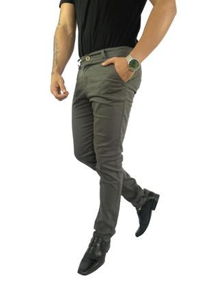 Imagem de Calça Masculina Alfaiataria Sarja Skinny Social Premium Slim