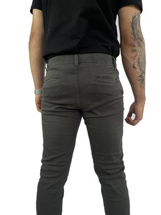 Imagem de Calça Masculina Alfaiataria Sarja Skinny Social Premium Slim