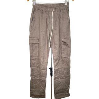Imagem de Calça Masculina Cargo Larga Skate Hip Hop Parachute 6 Bolsos
