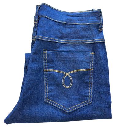 Imagem de calça masculina de sarja com elastano lycra slim jeans a a pronta entrega