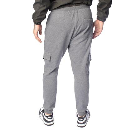 Imagem de Calça Masculina Dixie Jogger Cargo Cintura Média Cinza