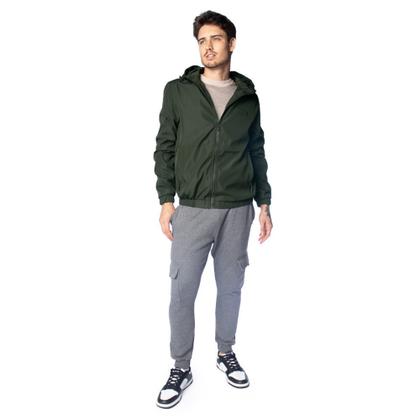 Imagem de Calça Masculina Dixie Jogger Cargo Cintura Média Cinza