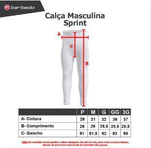 Imagem de Calça Masculina Felpuda Sprint - Preta 