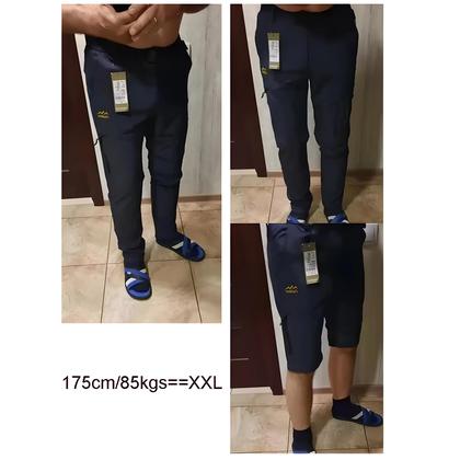 Imagem de Calça Masculina Impermeável e de Secagem Rápida para Caminhada - Conversível com Zíper e Bolsos