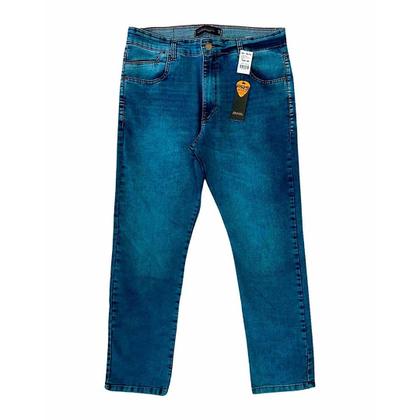 Imagem de Calça Masculina Jeans Plus Size Confort Sky