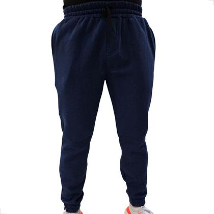 Imagem de Calça Masculina Jogger Esporte Moletom com 3 Bolsos Overcore