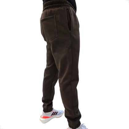 Imagem de Calça Masculina Jogger Esporte Moletom com 3 Bolsos Overcore